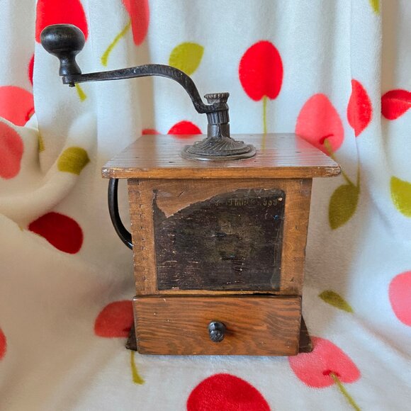 Vintage Antique Coffee Bean Grinder - Picture 1 of 4